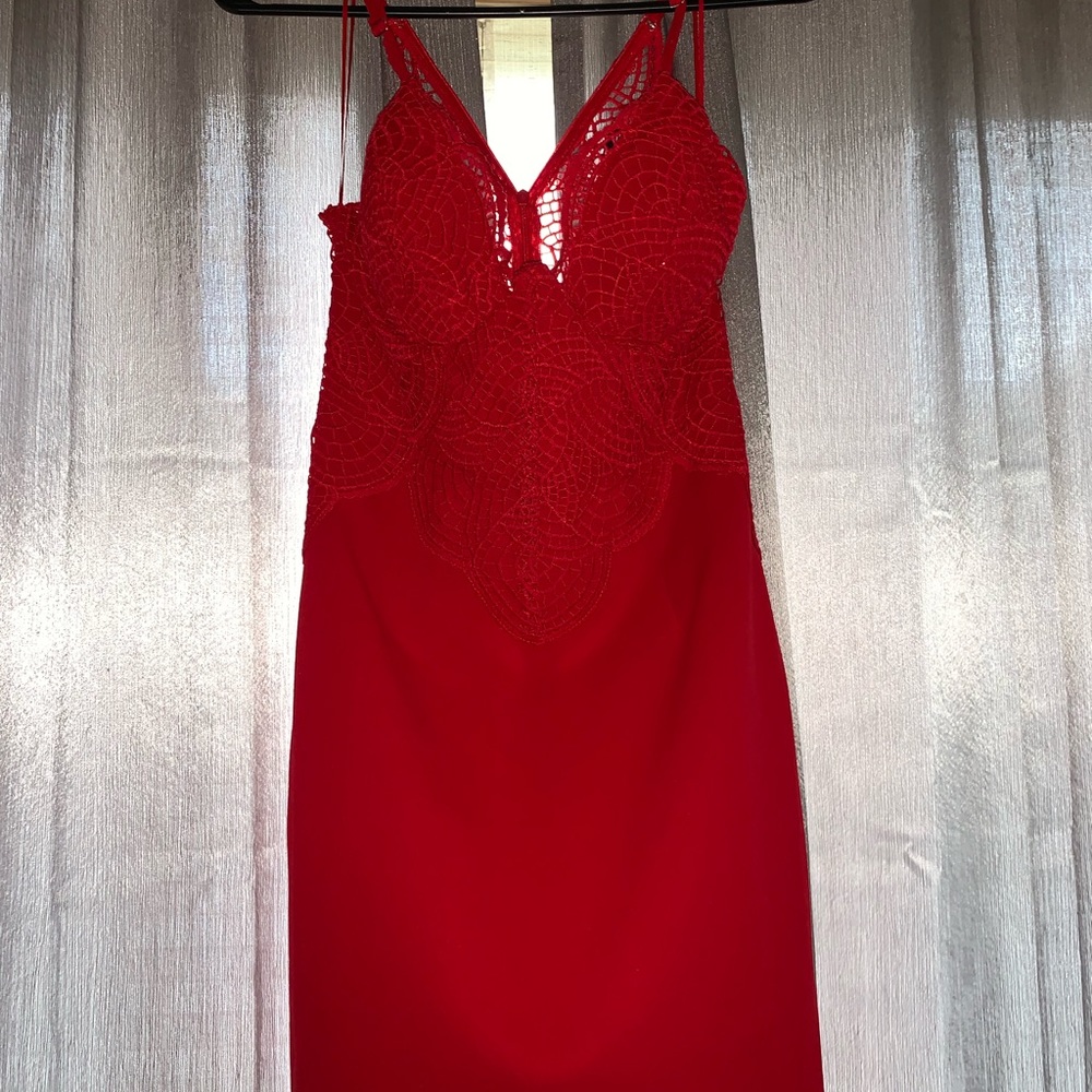 Red dress